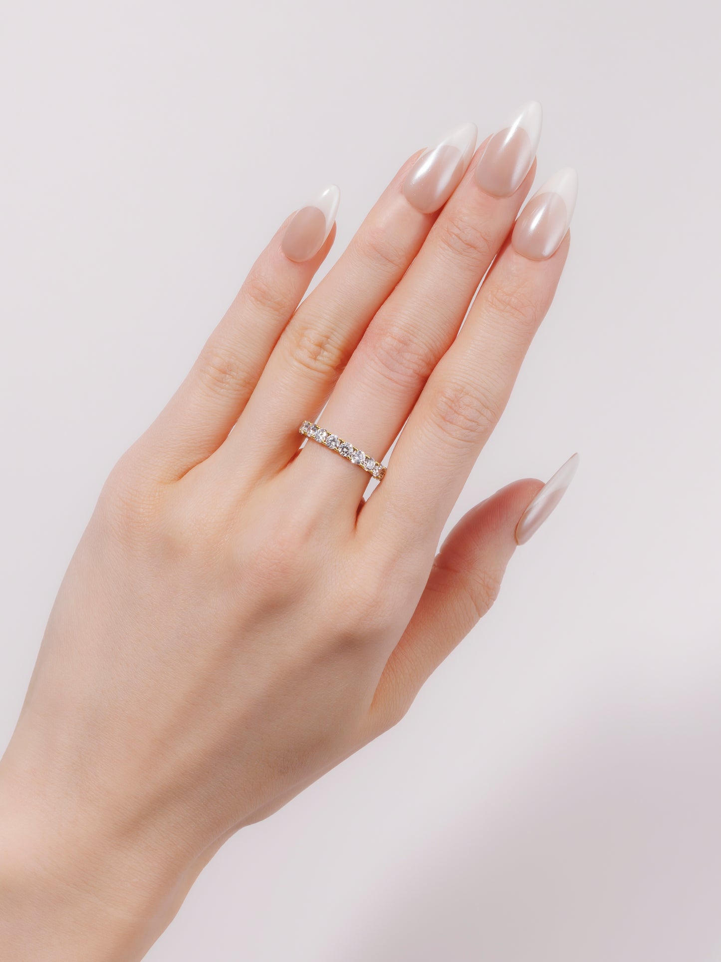 REVIA Eternity Ring 14K 0.1ct