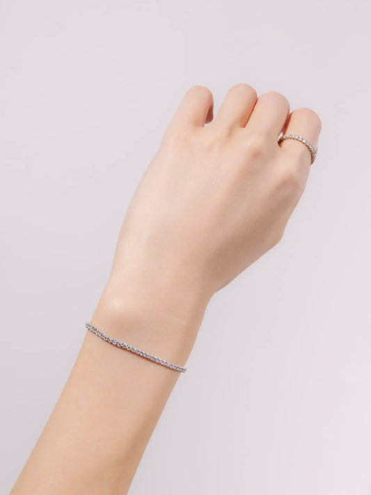 REVIA Tennis Bracelet SILK BRACELET 0.05ct
