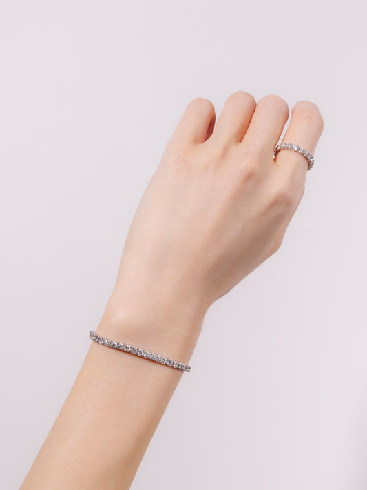 REVIA Tennis Bracelet SILK BRACELET 0.1ct