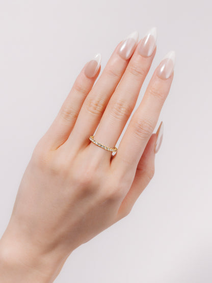 REVIA Eternity Ring  14K  0.05ct