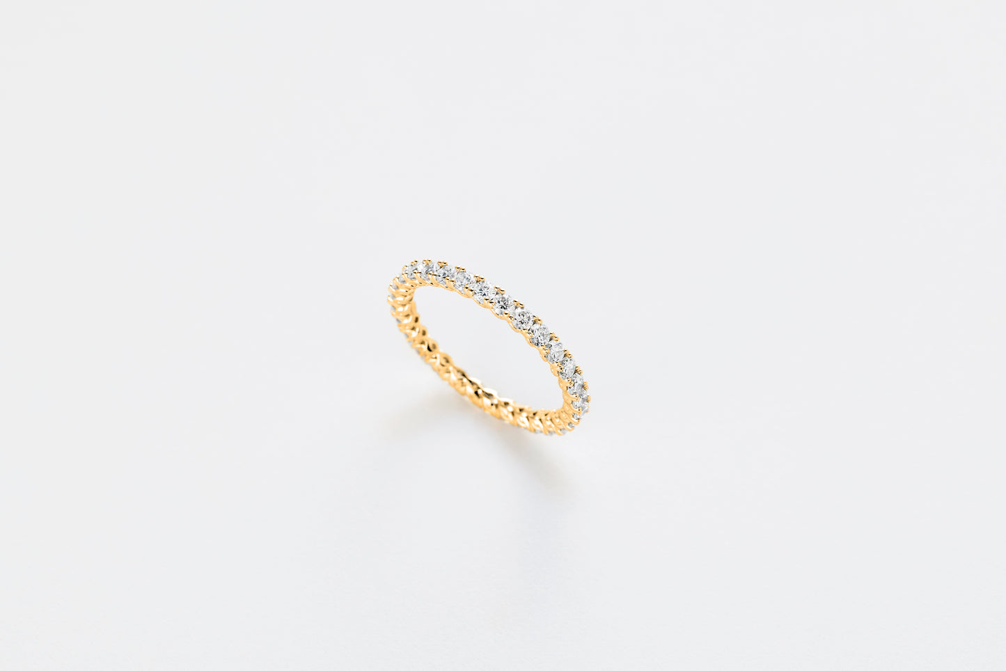 REVIA Eternity Ring  14K  0.05ct